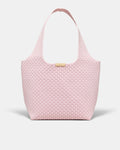 Amelie Basket Tote Bag - Pink Salt
