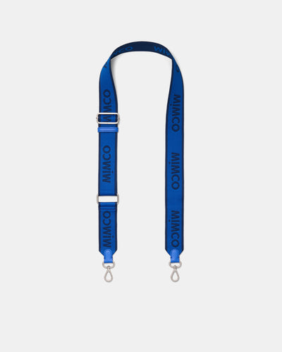 Stripe Webbing Bag Strap - Cobalt