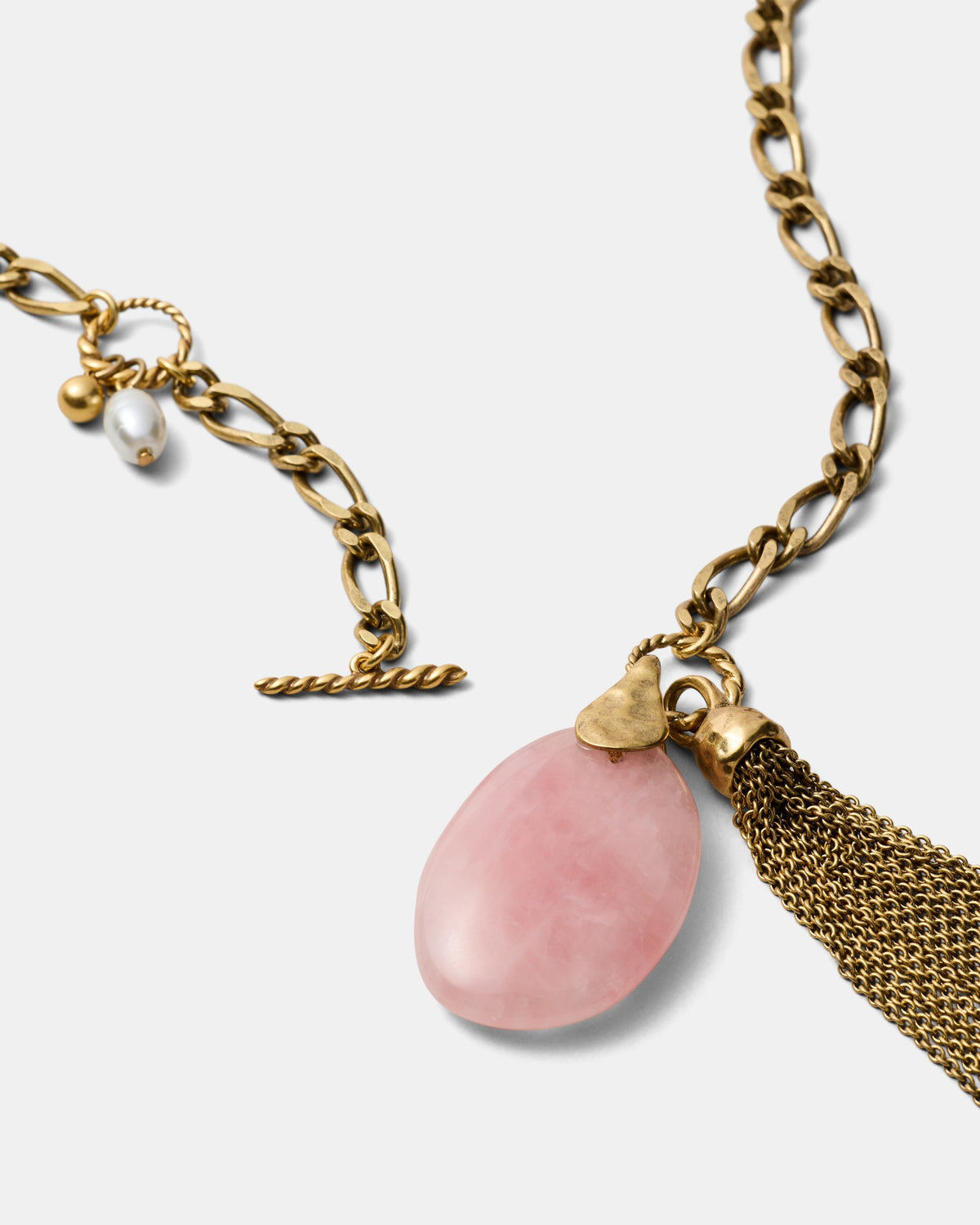 Gilded Long Necklace - Petal
