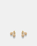 Cherry On Stud Earrings - Gold