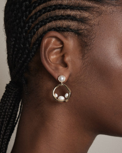 Anouk Pearl Earrings - Pearl