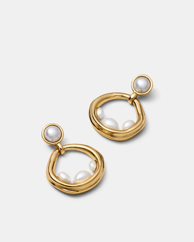 Anouk Pearl Earrings - Pearl