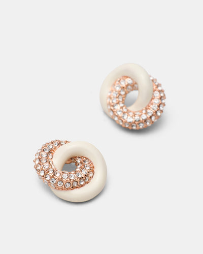 Resonance Pop Stud Earrings - Vanilla