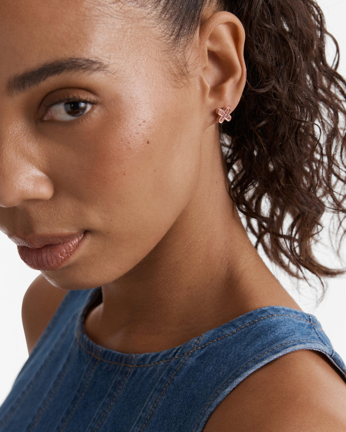 Daydream Pop Stud Earrings - Rose