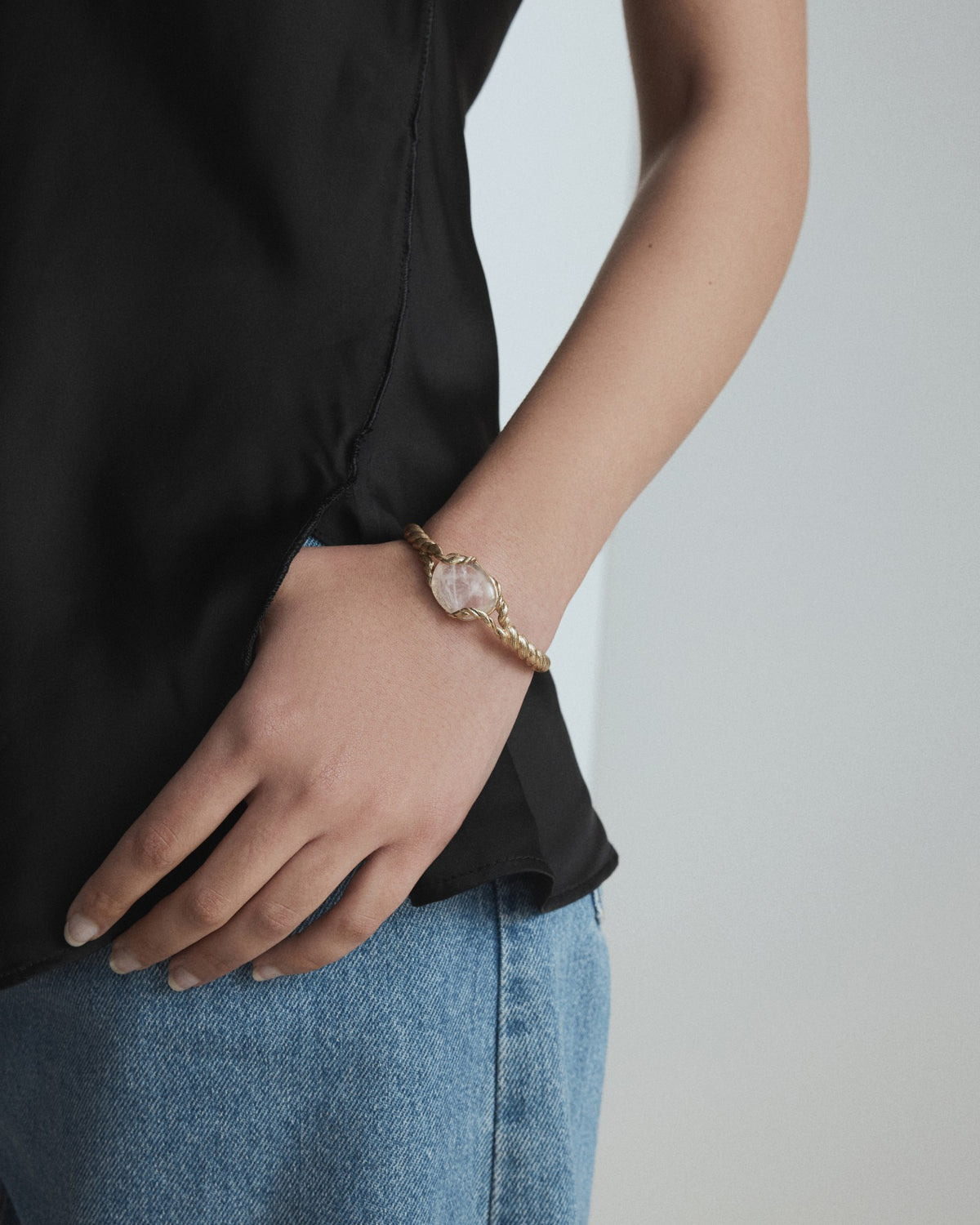 Gilded Bangle - Petal