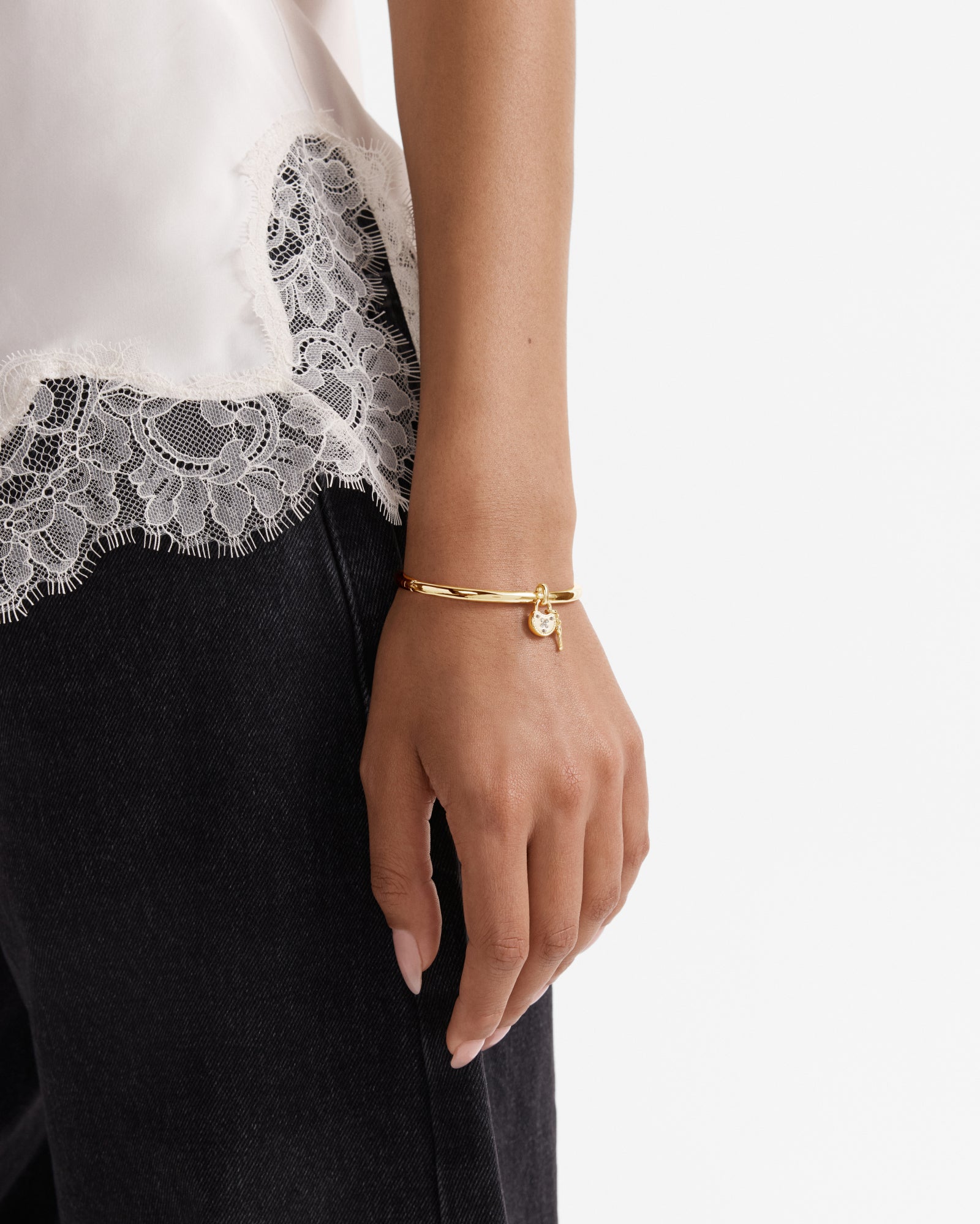 Lockette Bangle - Gold