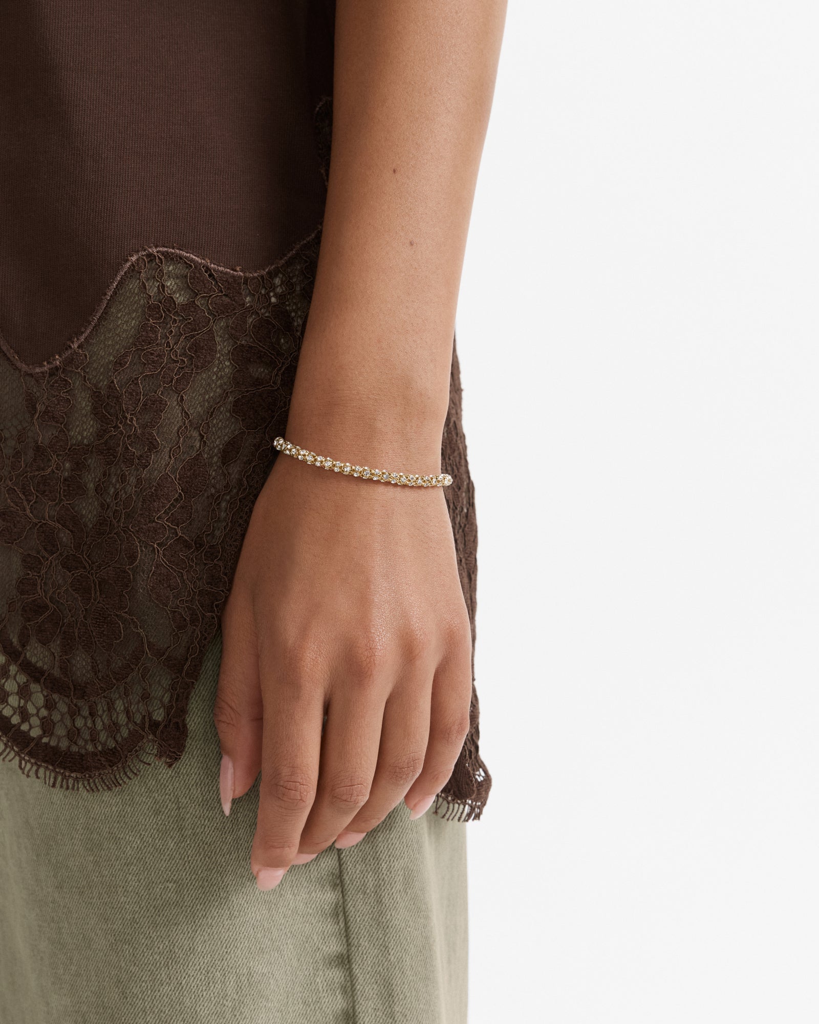 Dazzle Toggle Bracelet - Gold