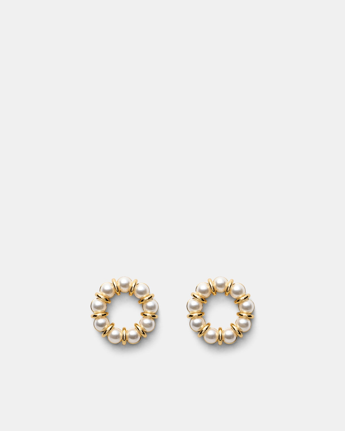 Anouk Pearl Stud Earrings - Pearl