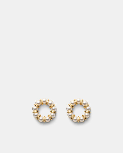 Anouk Pearl Stud Earrings - Pearl