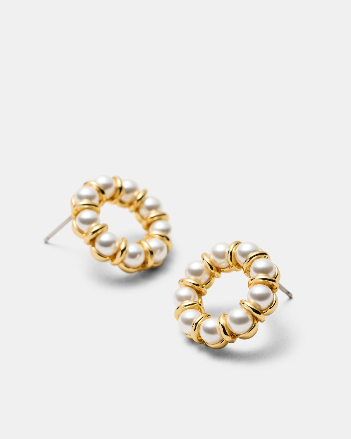 Anouk Pearl Stud Earrings - Pearl