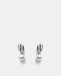 Classique Pearl Drop Earrings - Silver