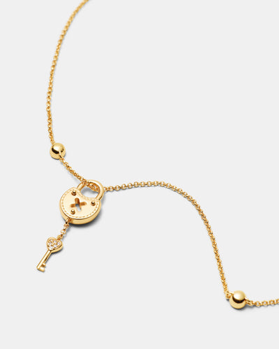 Lockette Necklace - Gold
