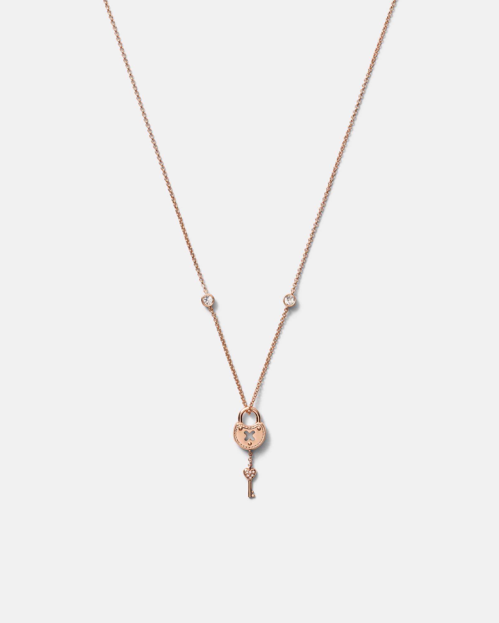 Lockette Necklace - Rose Gold