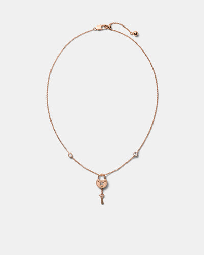 Lockette Necklace - Rose Gold