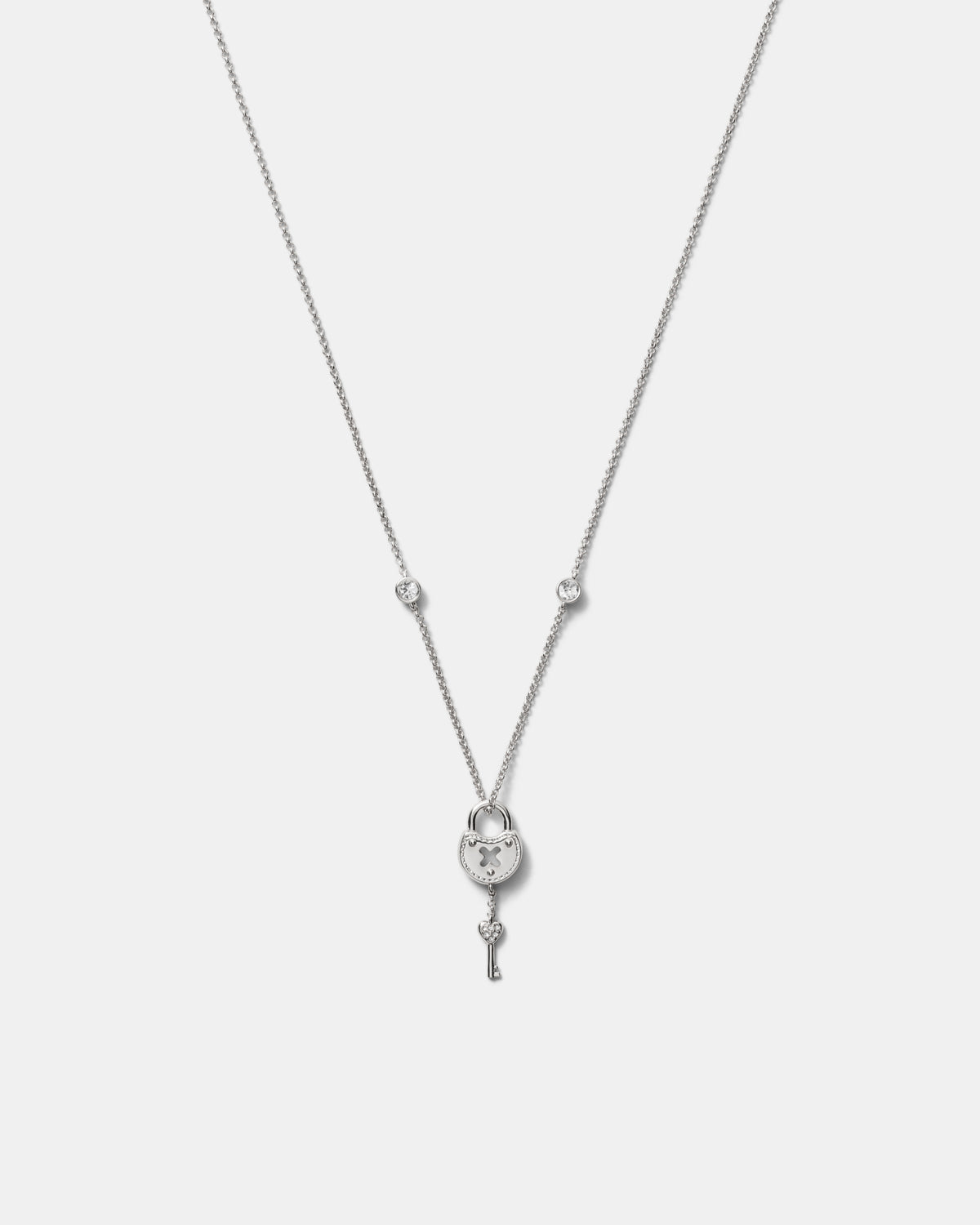 Lockette Necklace - Silver