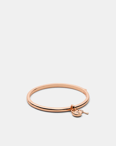 Lockette Bangle - Rose Gold