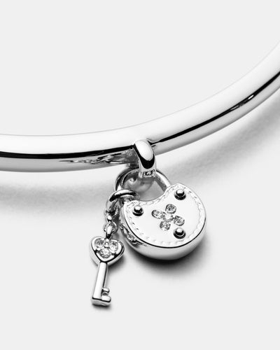 Lockette Bangle - Silver