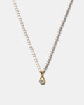 Lockette Pearl Necklace - Gold