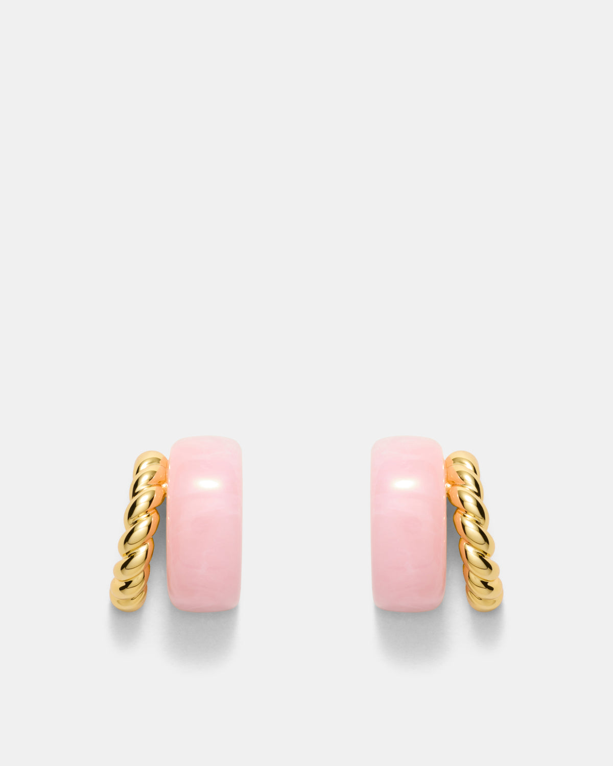 Magie Double Hoop Earrings - Petal