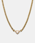 Relic Heart Necklace - Pearl