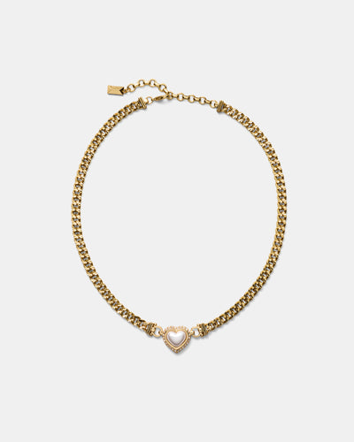Relic Heart Necklace - Pearl