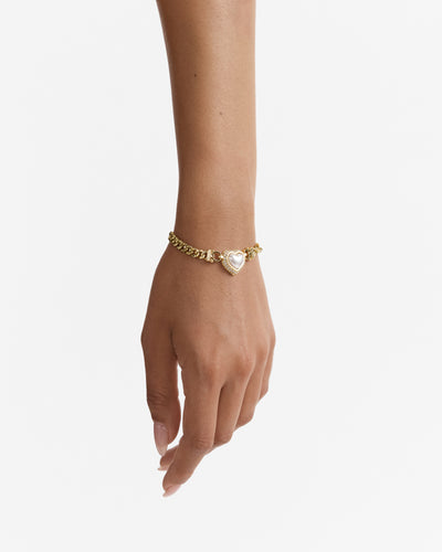 Relic Heart Bracelet - Pearl