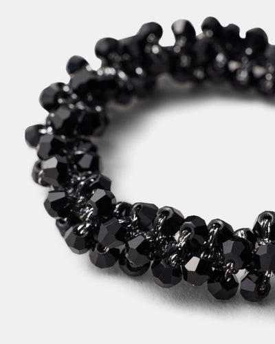 Bejewel Scrunchie - Black