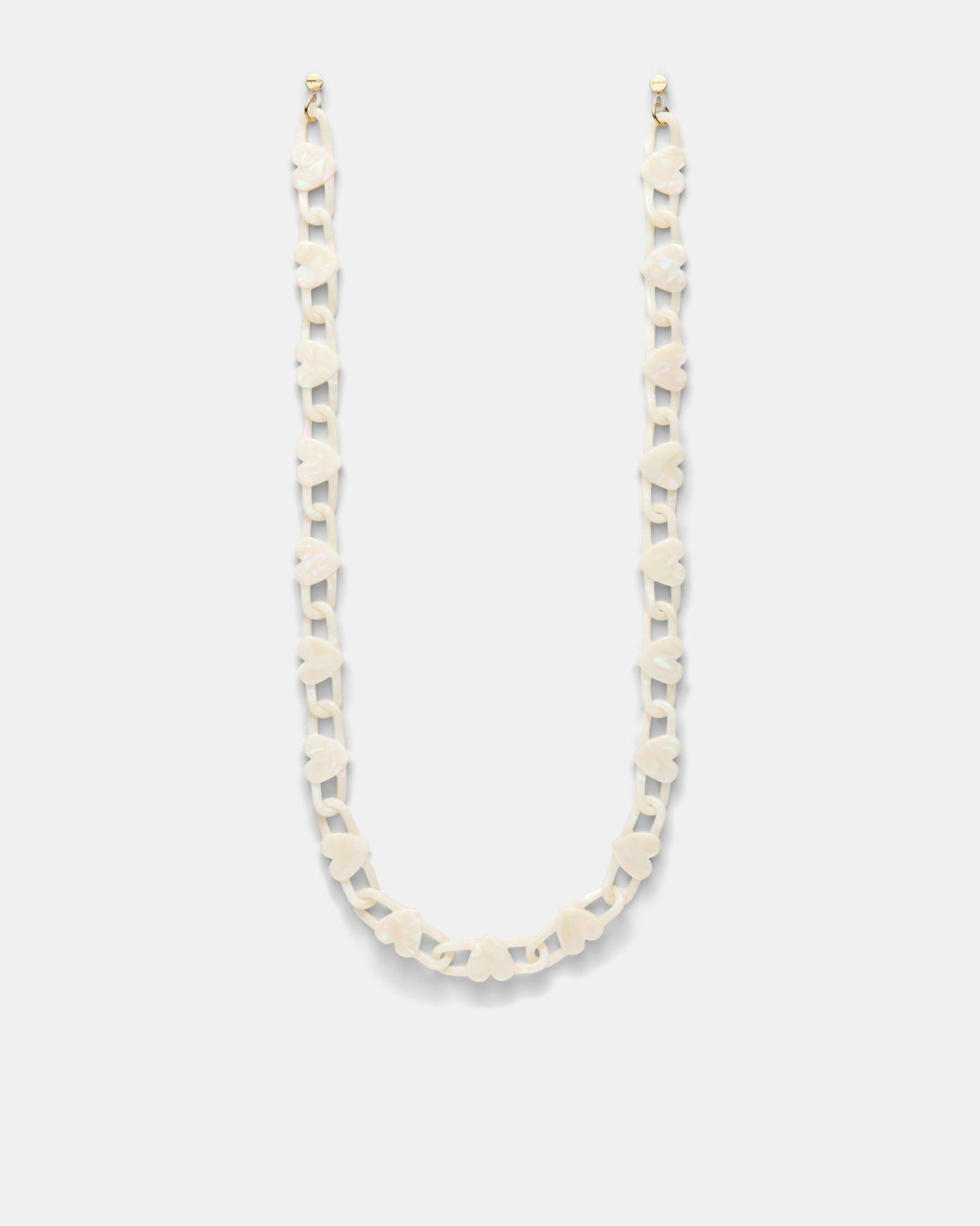 Hearted Sunglasses Chain - Pearl