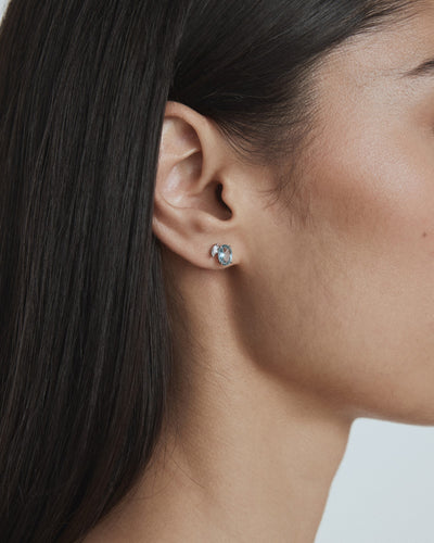 Sky Stud Earrings - Sky Blue