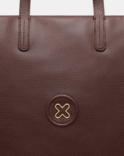 Bay Tote Bag - Mahogany
