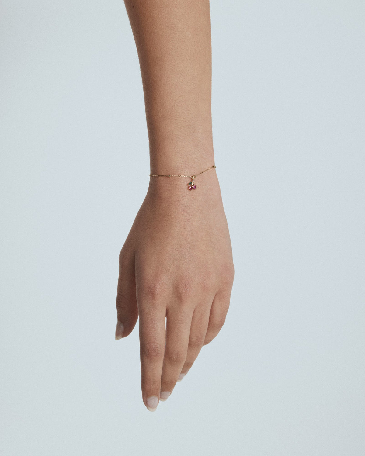 Petite Cherry Bracelet - Gold