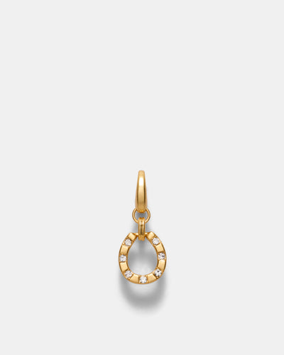 Horse Shoes Charm - Gold