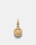 Evil Eye Coin Charm - Gold