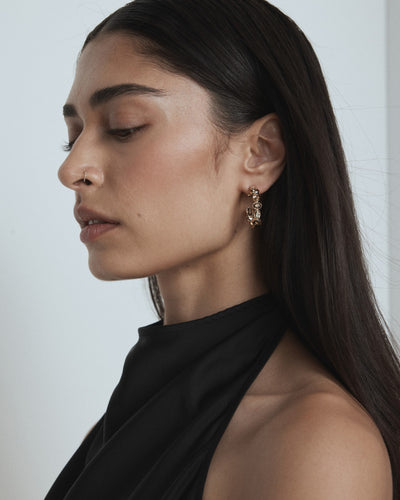 So Ornate Hoop Earrings - TOFFEE