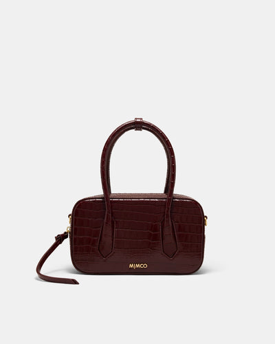 Jolene Mini Bowler Bag - Cherry