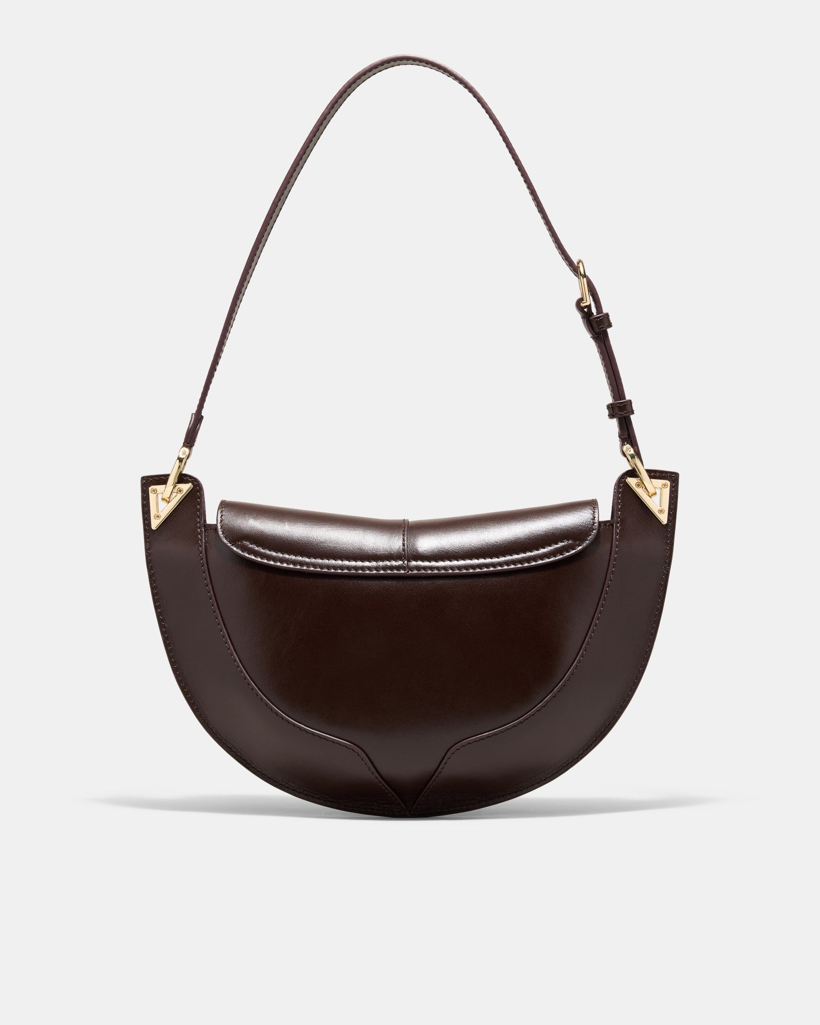 Dolly Studded Shoulder Bag - Brandy