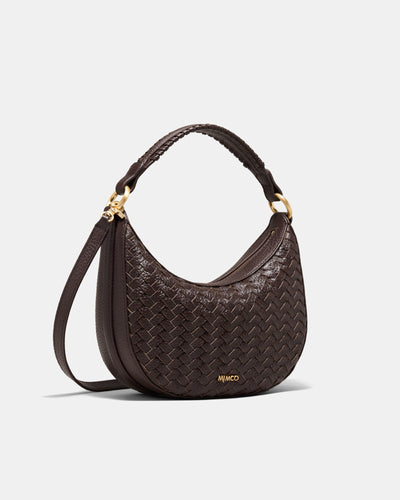 Luna Mini Crescent Bag - Cocoa