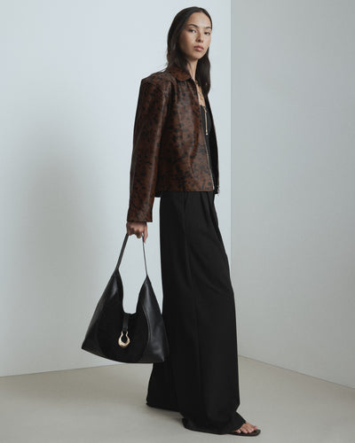 Shield Hobo Bag - Black