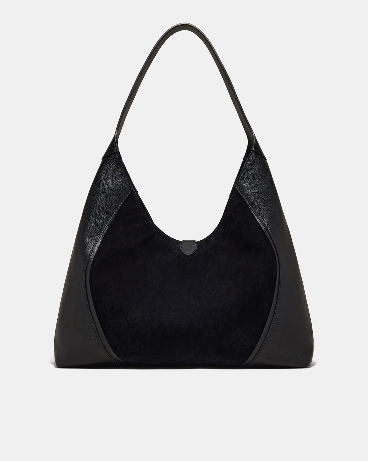 Shield Hobo Bag - Black