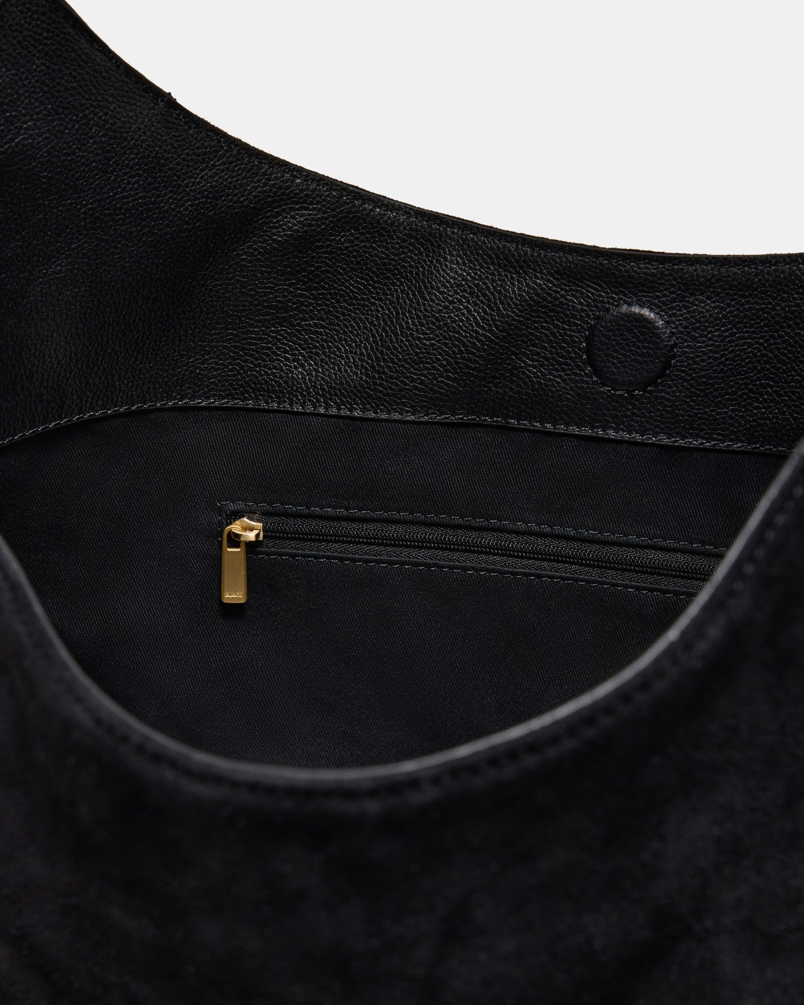 Shield Hobo Bag - Black