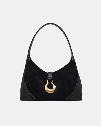 Shield Shoulder Bag - Black