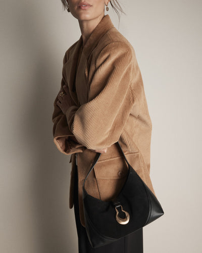 Shield Shoulder Bag - Black
