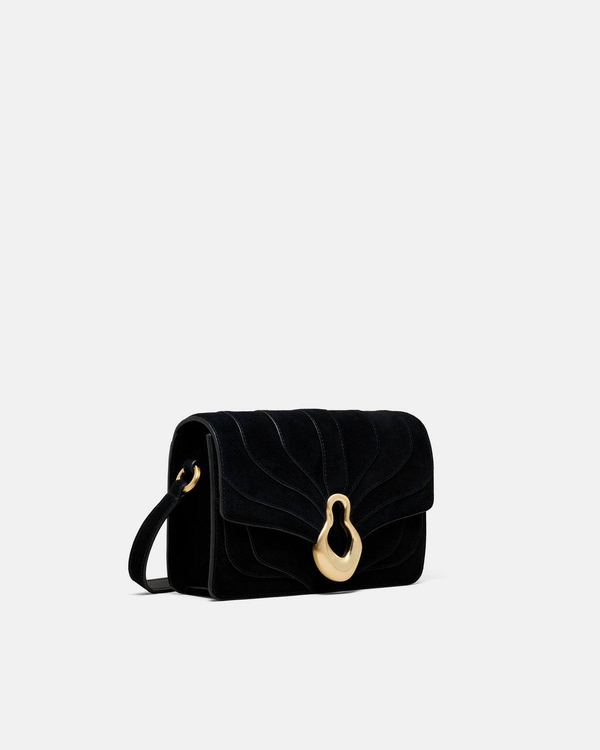Shield Crossbody Bag - Black