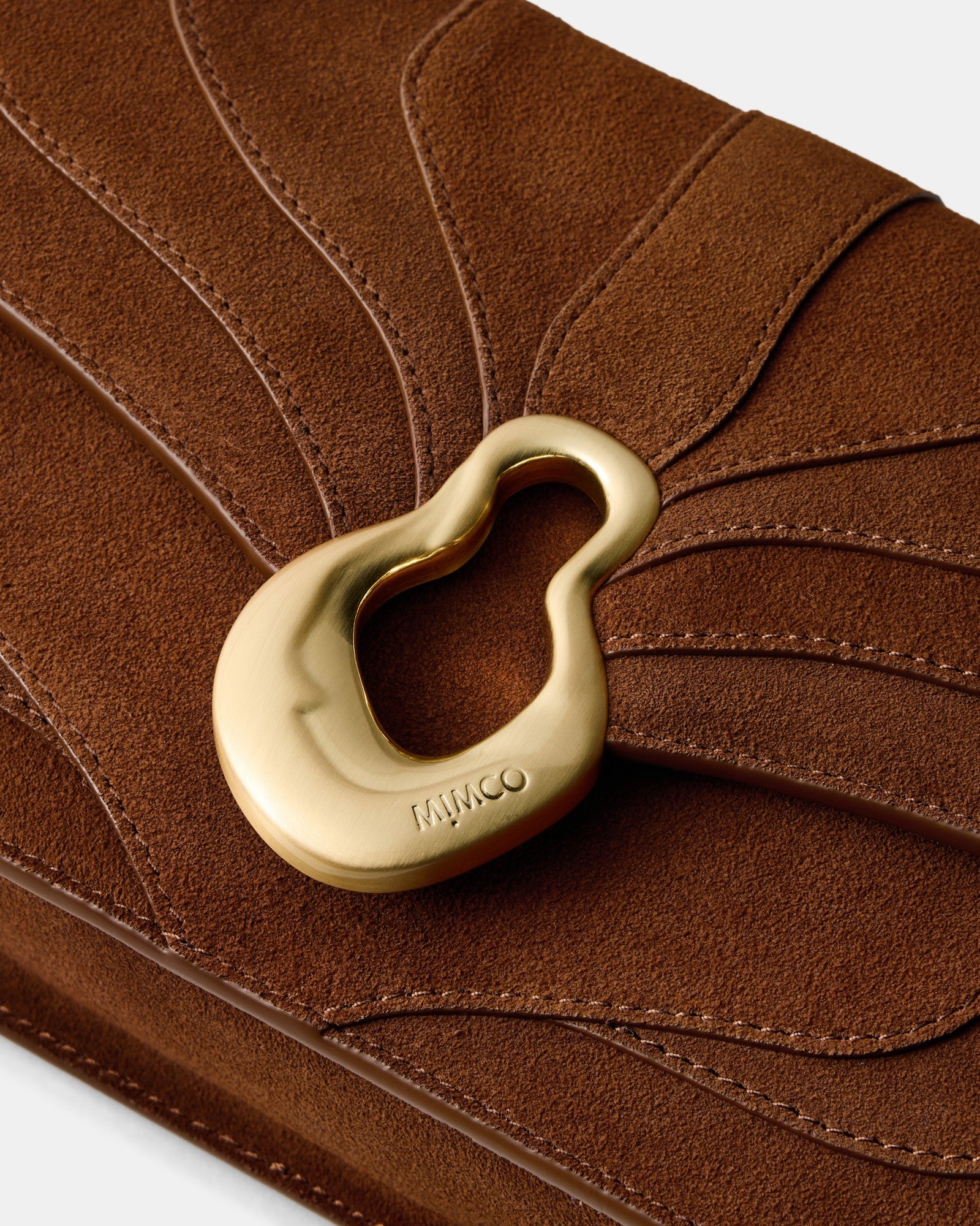 Shield Crossbody Bag - TOFFEE