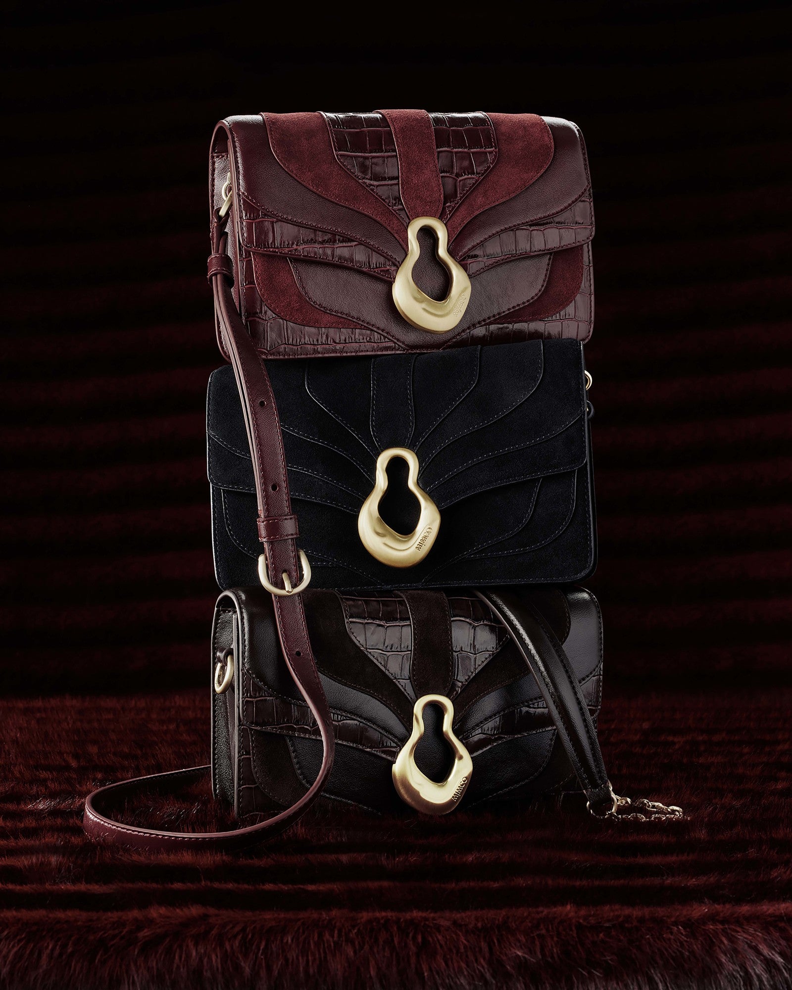 Shield Crossbody Bag - Bitter Chocolate