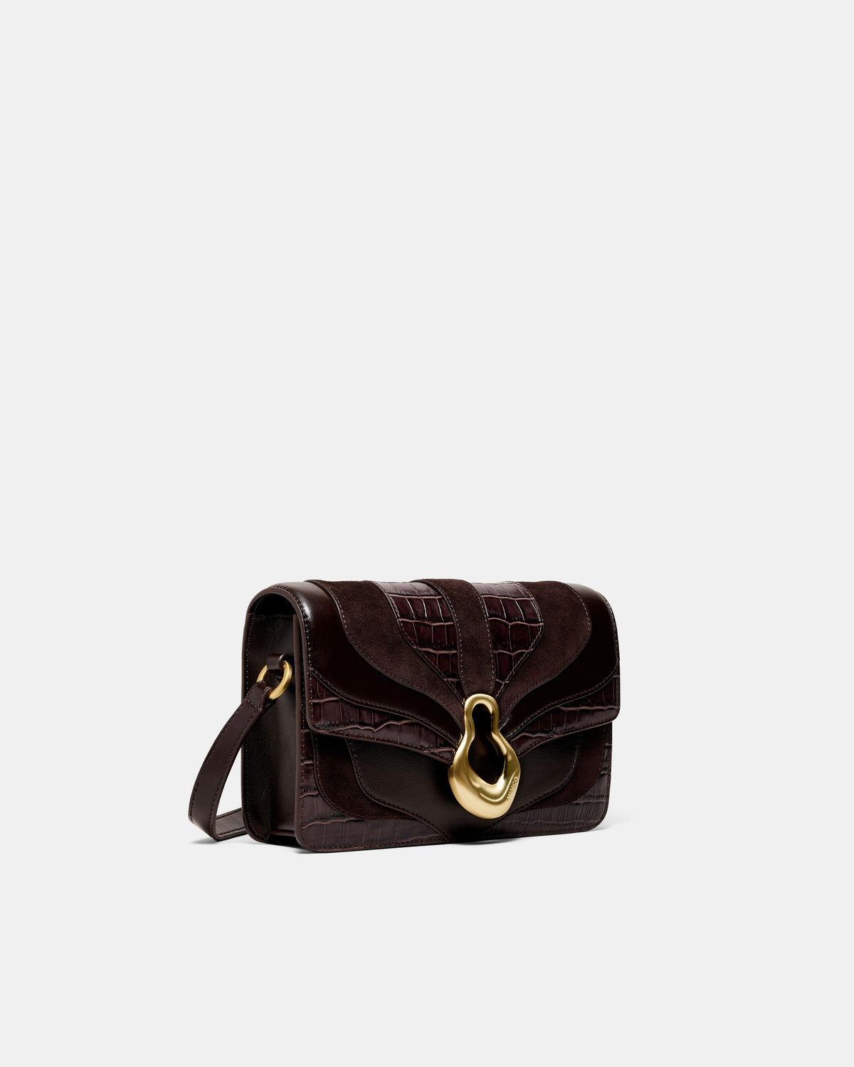 Shield Crossbody Bag - Bitter Chocolate