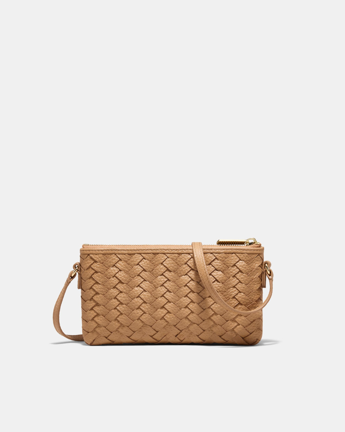 Rhiannon Pouch Crossbody Bag - Caramel