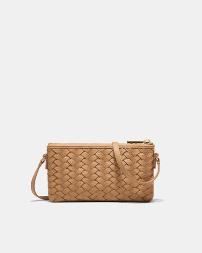 Rhiannon Pouch Crossbody Bag - Caramel