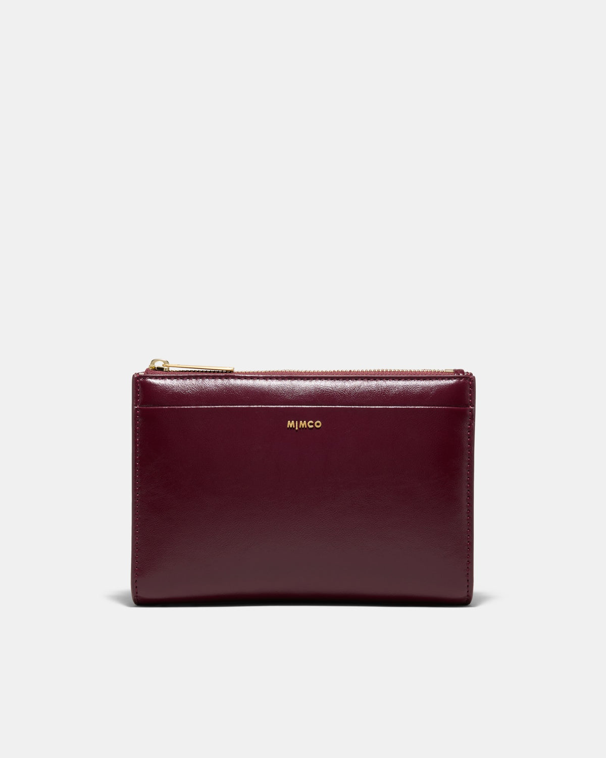 Yvette Gusset Pouch - Merlot