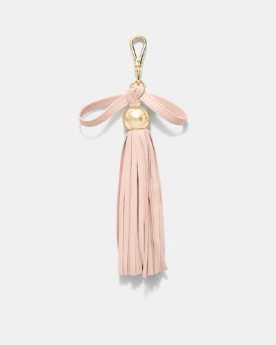 Luxe Tassel Bag Charm - Petal